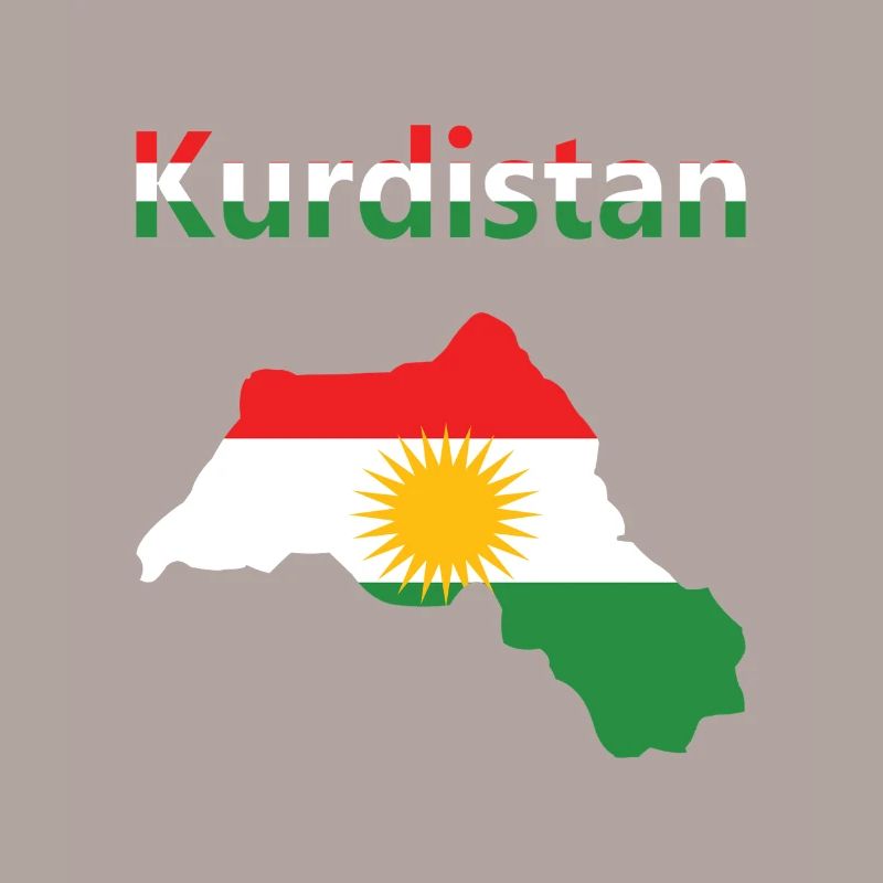 Drapeau du Kurdistan Bakur Bashur Rojava Rojhlt Newroz