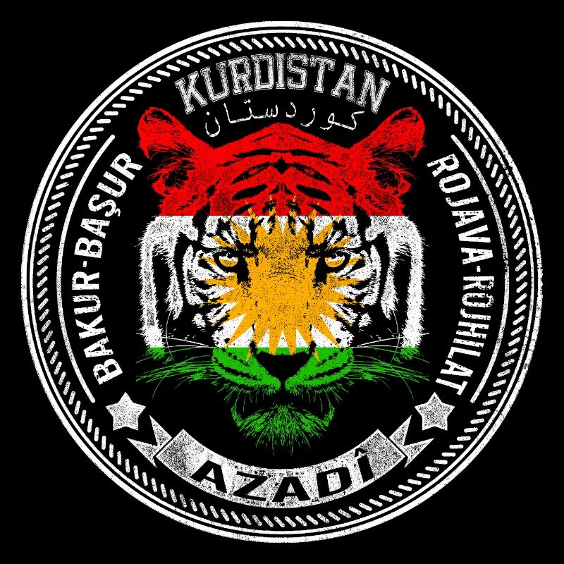 Drapeau du Kurdistan Bakur Bashur Rojava Rojhlt Newroz