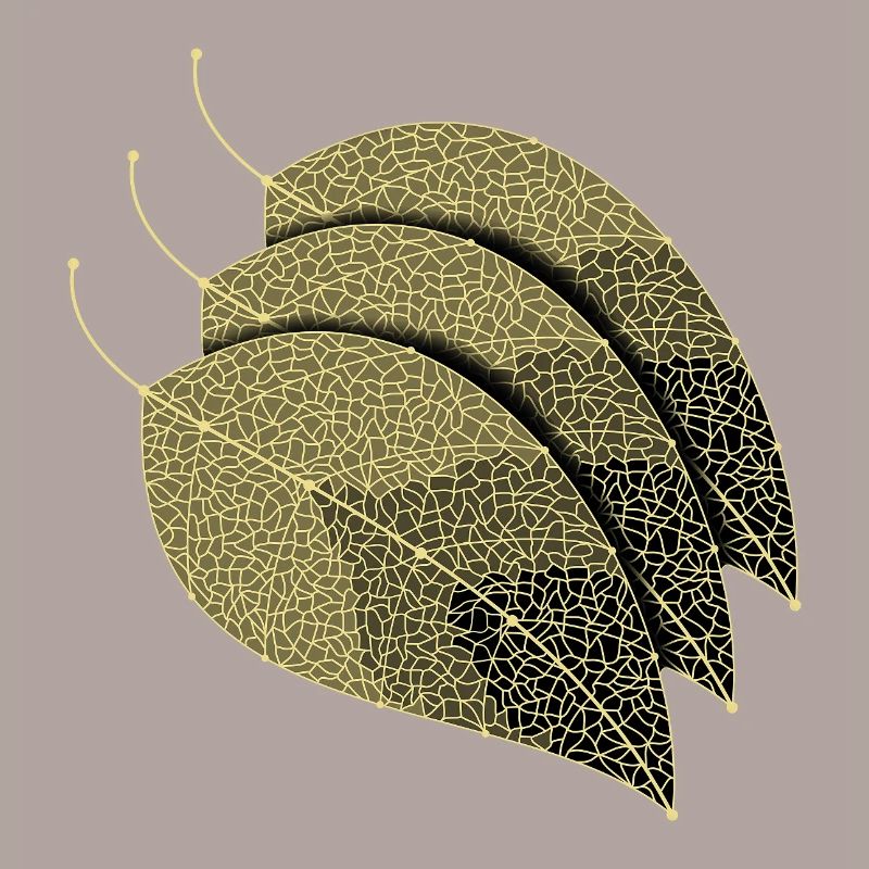 Feuilles décoratives