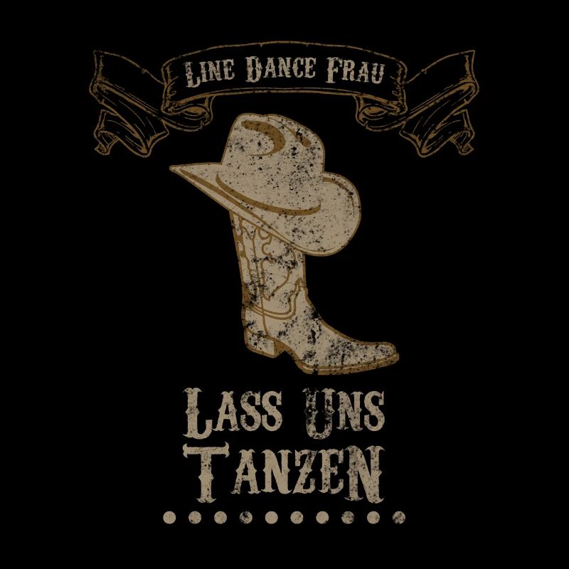 Frau Linedance Lass Uns Tanzen Geschenk