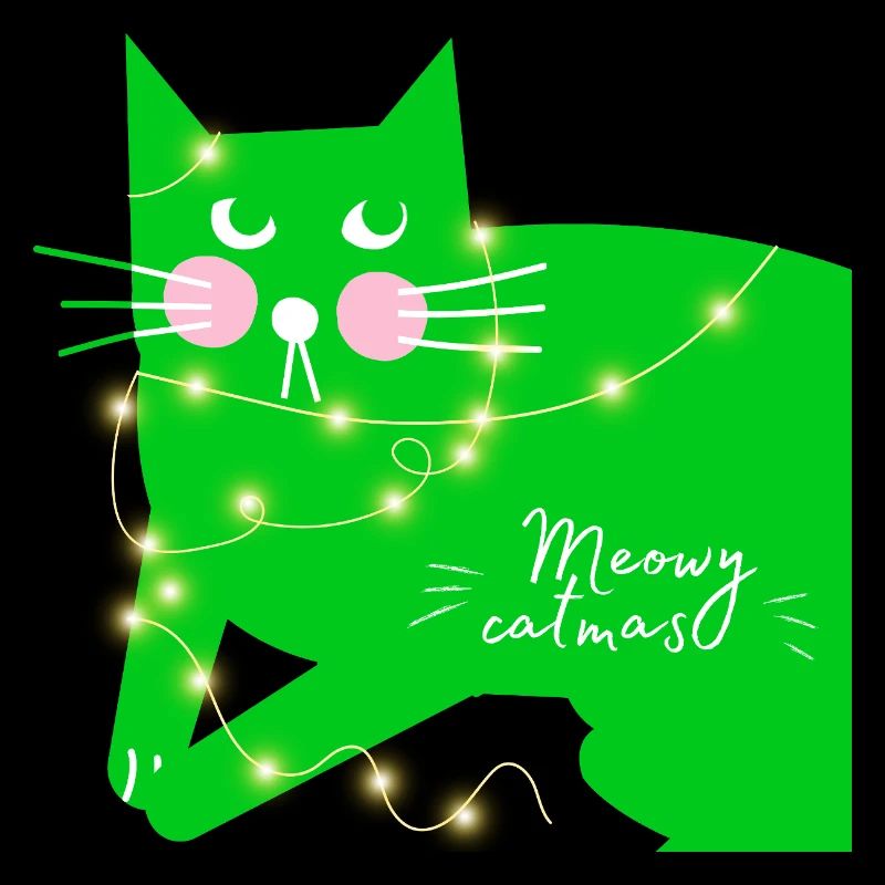 Joyeux Noël. Joyeux catmas. Joyeux Noël.