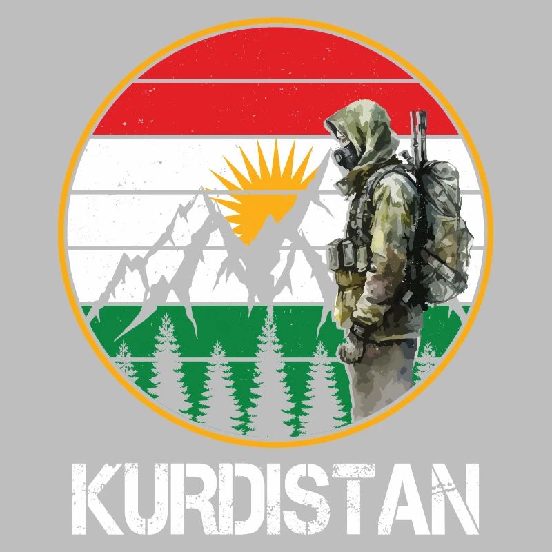 Drapeau du Kurdistan Bakur Bashur Rojava Rojhlt Newroz