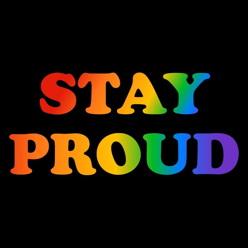 BLEIB STOLZ Regenbogen LGBT Pride