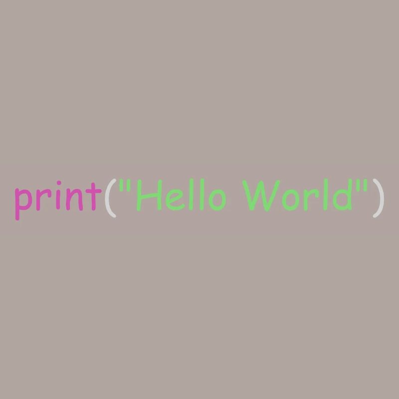 Hello World programming Python C++ C #