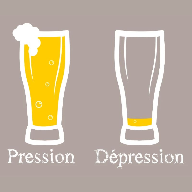 pression - depression - bière