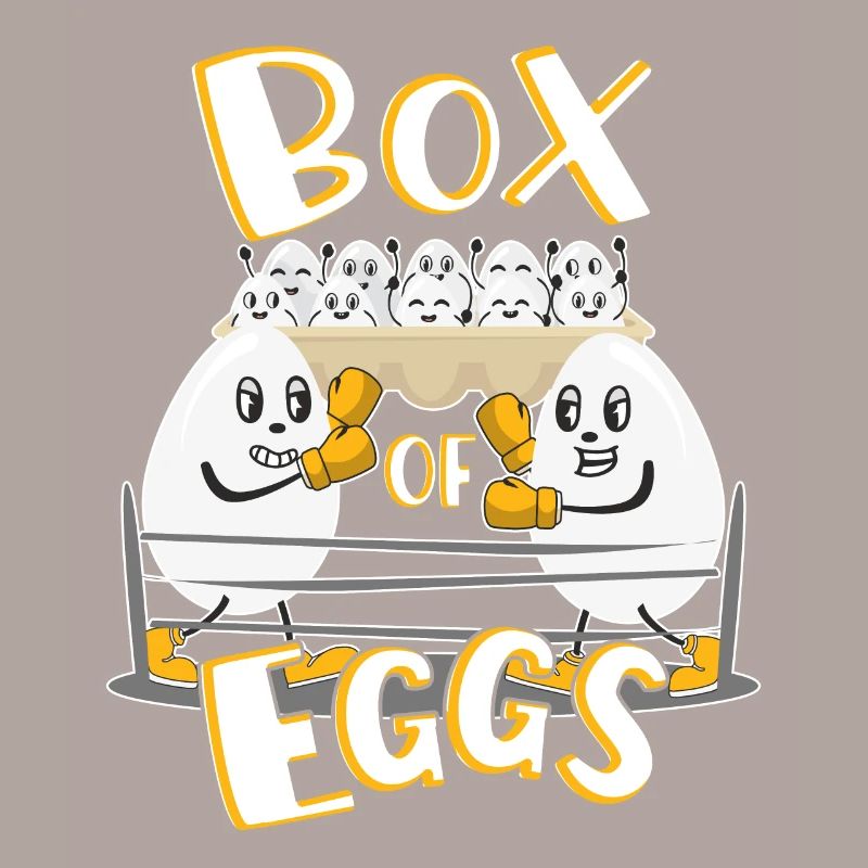 Funny Box Of Eggs - Cool Eggs Farmer Gift Idea