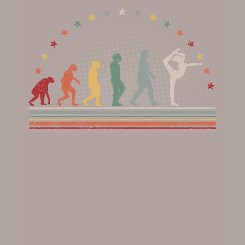 Akrobatik Evolution Retro Bodenturnen Hobby Turnen