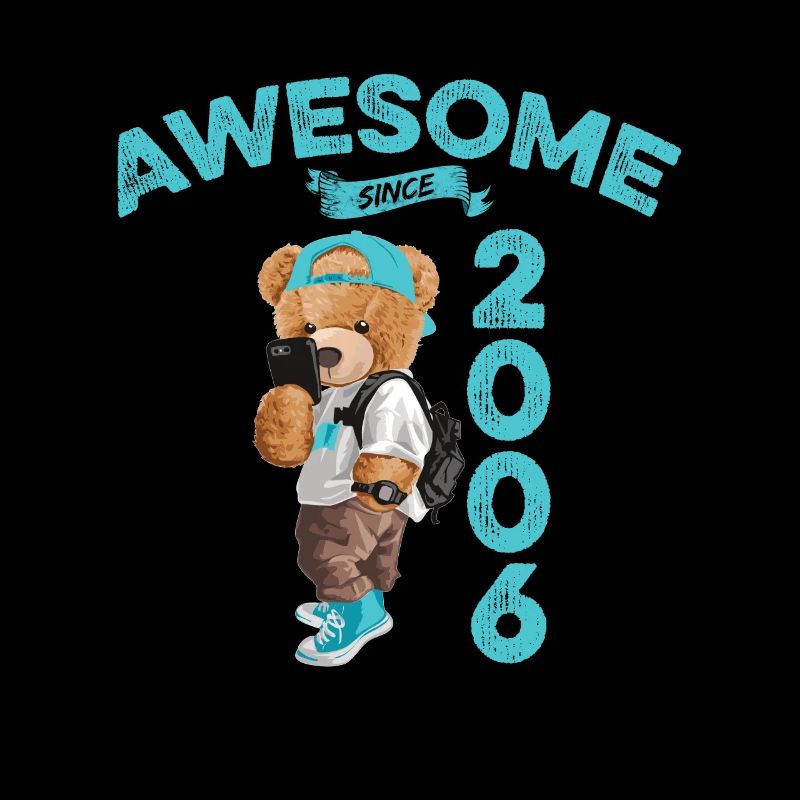 2006 Geburtstag Teddy Bär Awesome since
