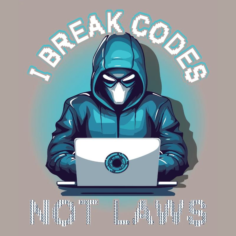 Cybersecurity Art Hacking Liebhaber Computer Nerd