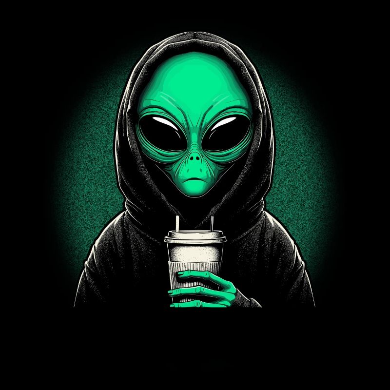 Alien Kaffee Liebhaber