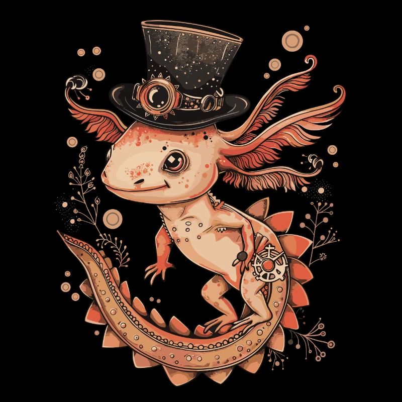 Steampunk Axolotl