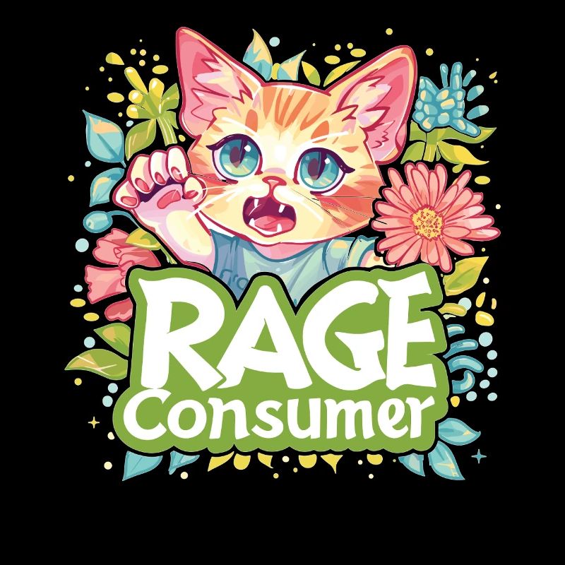 Cat Rage Consumes Me Humor Meme