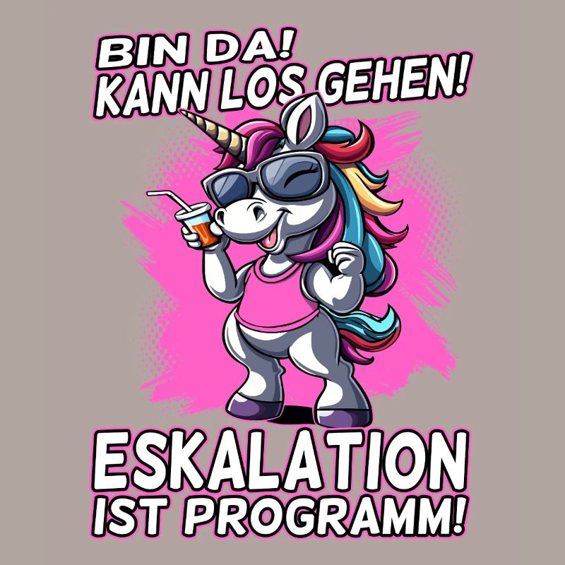 Bin da kann los gehen Eskalation ist Programm Bier