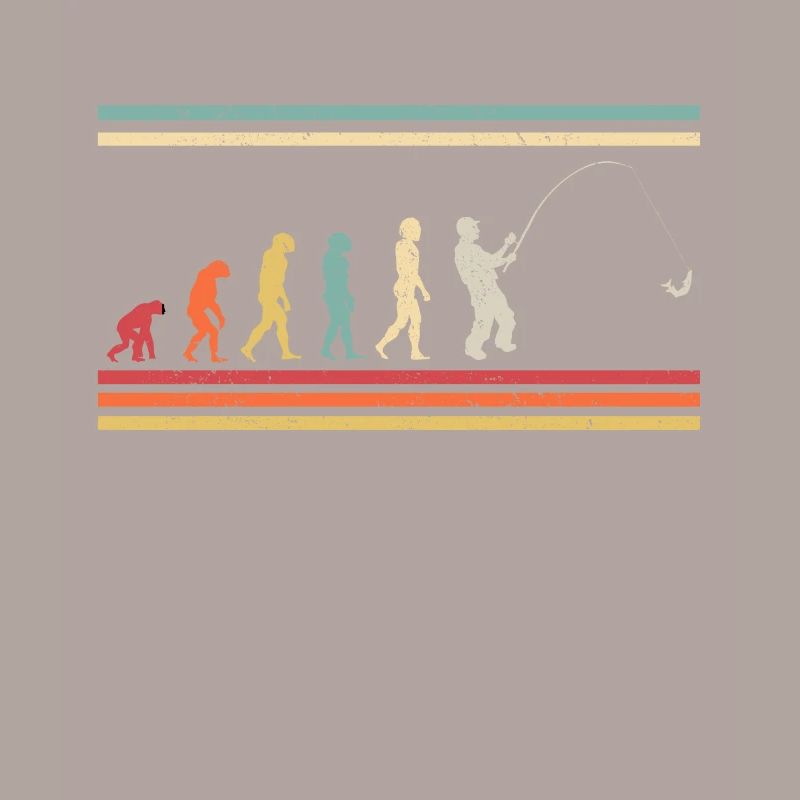 Pêcheur de pêche Evolution - rétro