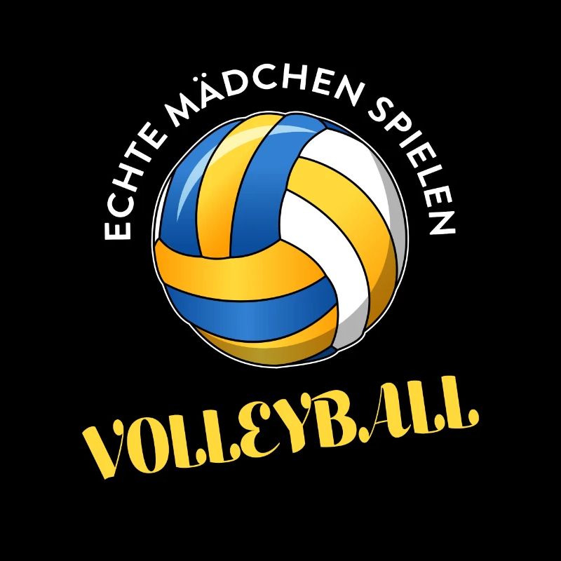 Echte Mädchen spielen Volleyball