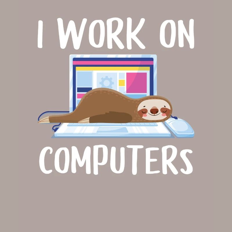 I work on computers Computer Progammer Geschen