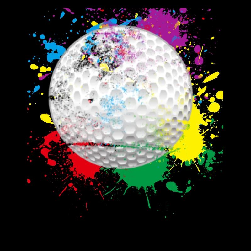 Farbiger Golfball