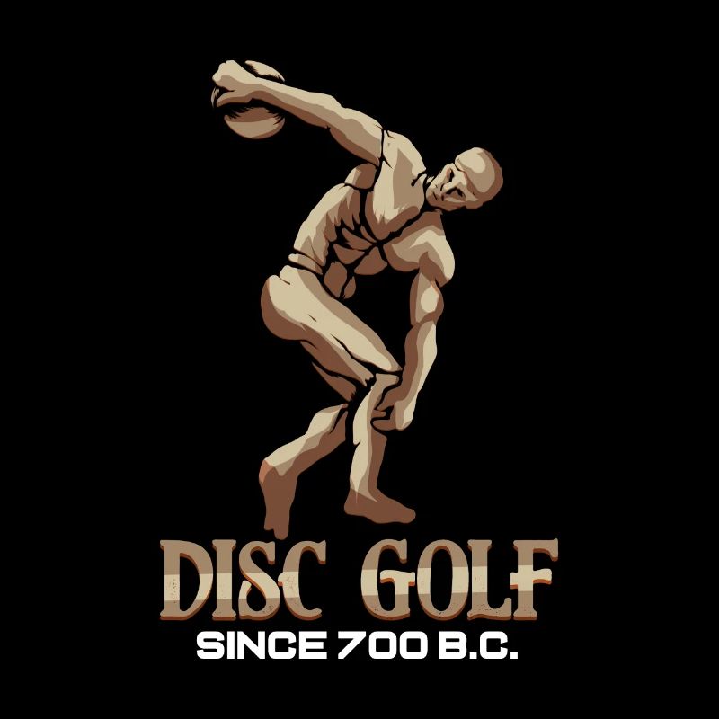 Disc Golf Since 700 B.C. - Alte Statue Geschenk