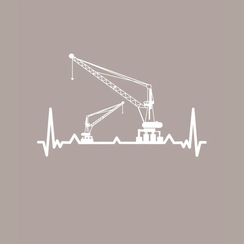Crane Cranes Construction Site Crane Operator Vehicle Gift