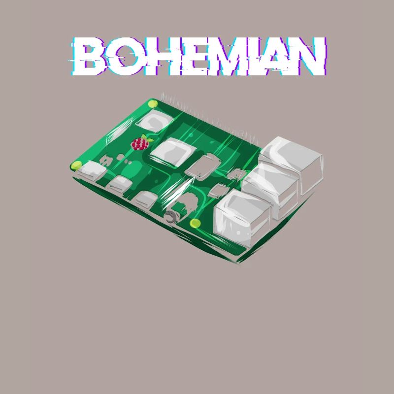 Bohemian Raspberry Informatiker Programmierer Pi