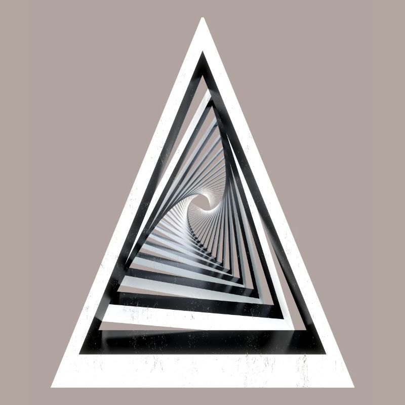3D triangles - 3D effect