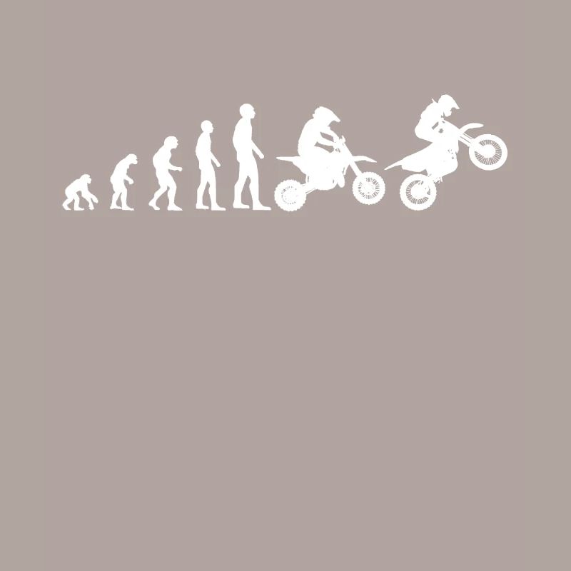 Motorrad Evolution der Menschen - Lustiges