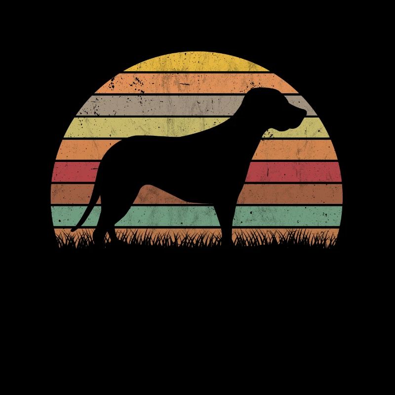 Brandlbracke Retro Bracke Hund Jagdhund