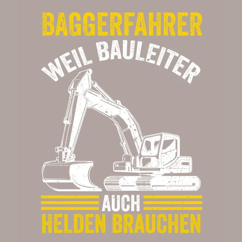 Baggerfahrer Bauleiter Bagger