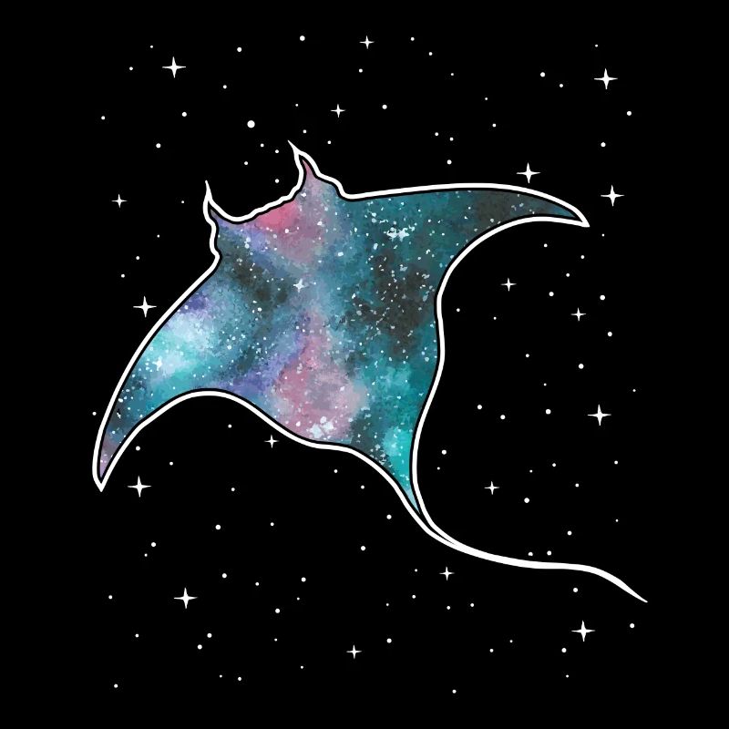Mantarochen-Milchstraßen-Galaxie Stachelrochennebel