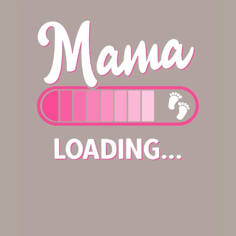 Werdende Mama Loading Schwangerschaft Mutter