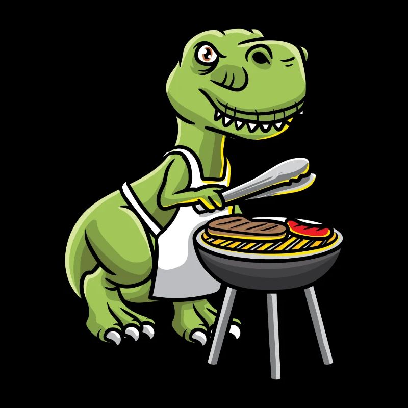 Griller Dinosaurier T-Rex Grillen BBQ