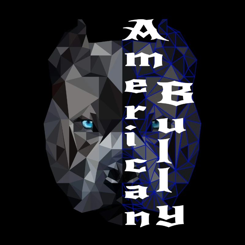 American Bully ligne bleue Design