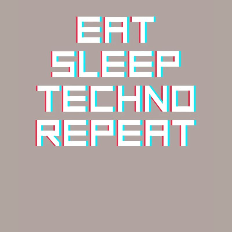 manger du sommeil techno répéter