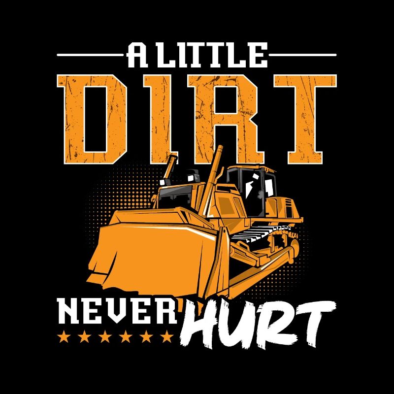 Excavator Bulldozer Construction Worker Bulldozer Gift
