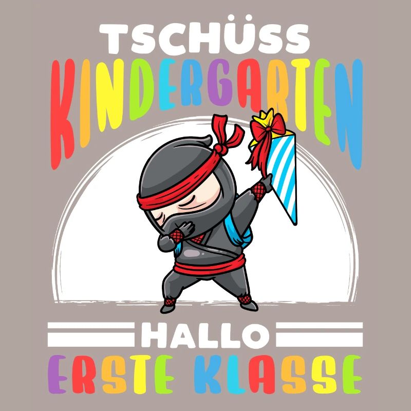 Schulkind Einschulung Ninja