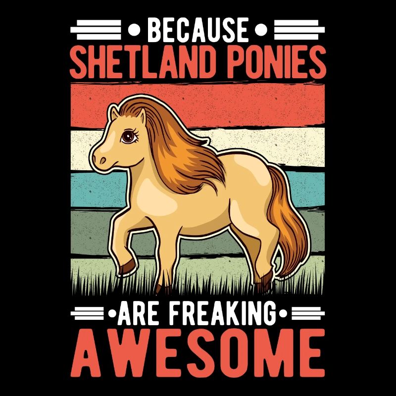 Parce que les poneys Shetland sont impressionnants