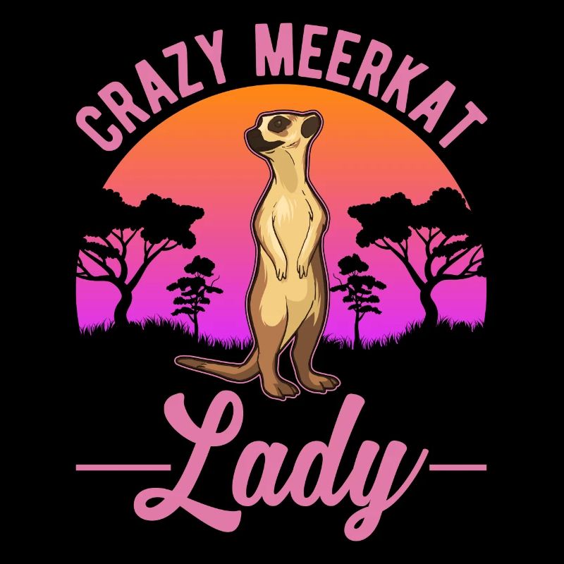 Crazy Meerkat lady Erdmännchen