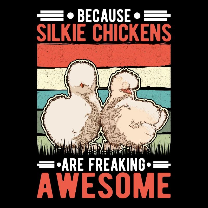 Parce que les poulets Silkie sont impressionnants