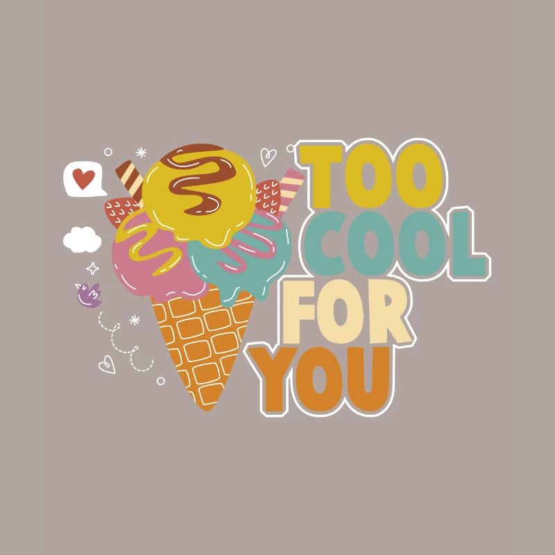 Eiscreme logo Sommer Softeis Geschenkidee