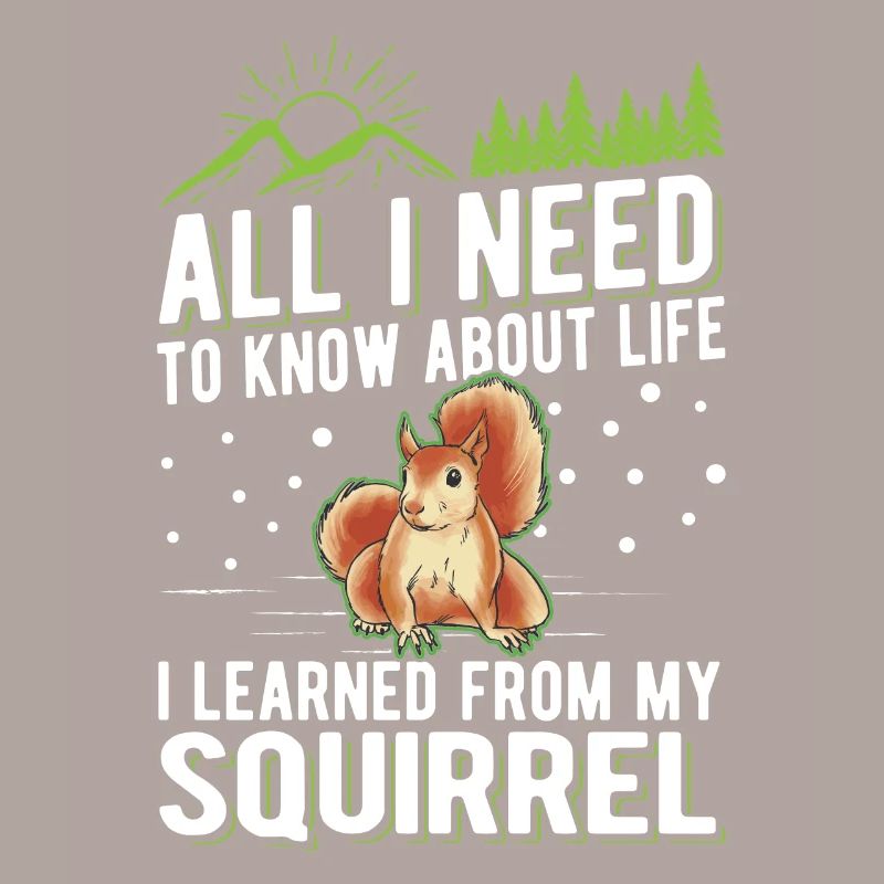 Eichhörnchen Geschenk Grauhörnchen Squirrel