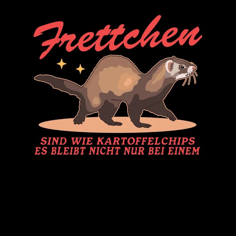 Frettchen Marder Besitzer Ferret Geschenk