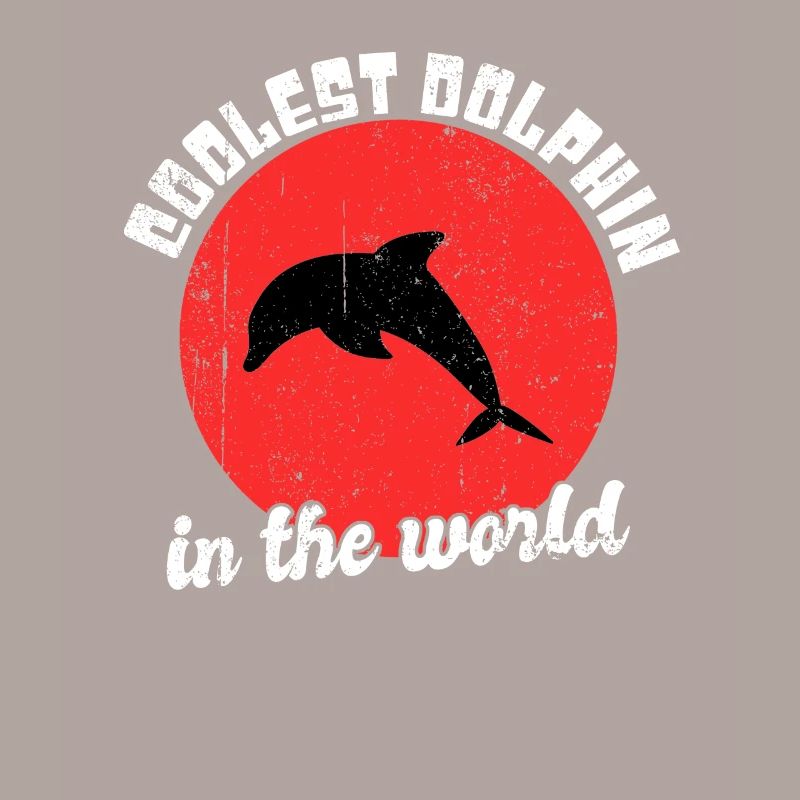 Cooler Delfin Spruch