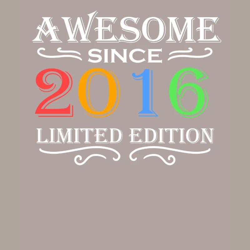 2016 - Né 2016 - Année de naissance 2016