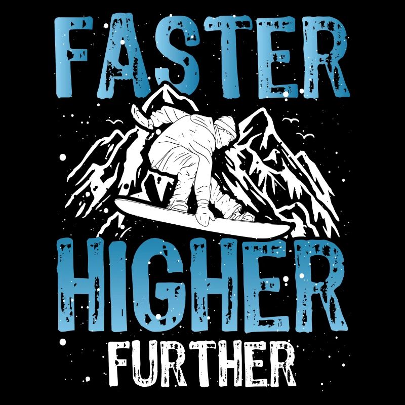 Snowboarder plus vite plus haut snowboarder plus haut