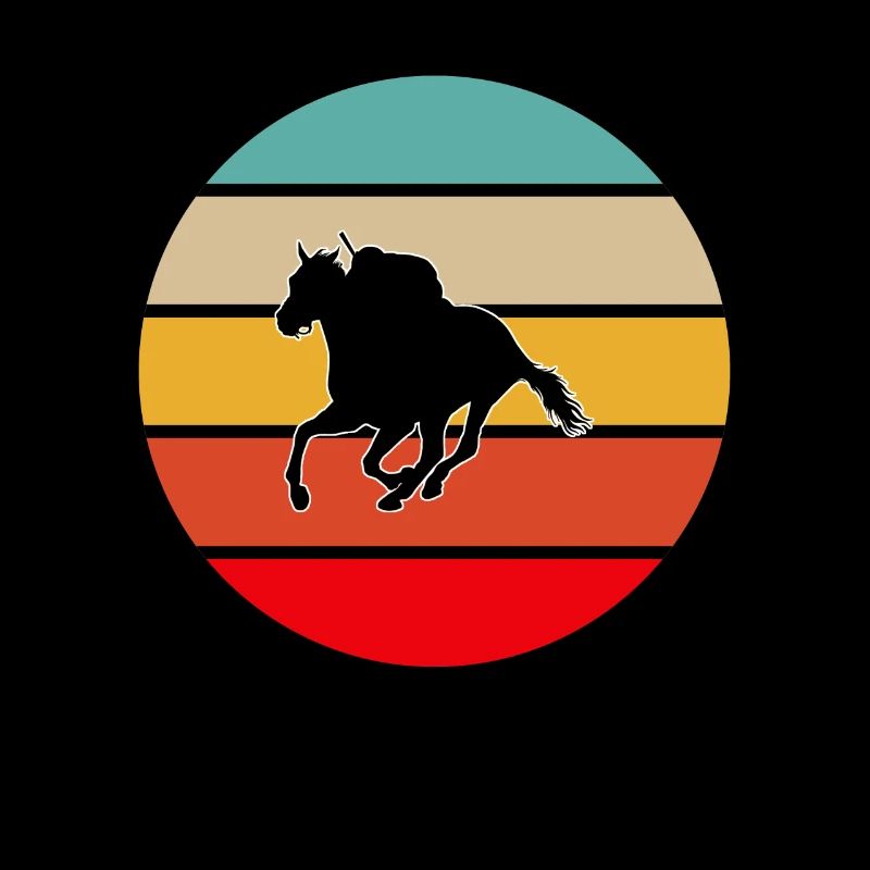 Pferd Retro