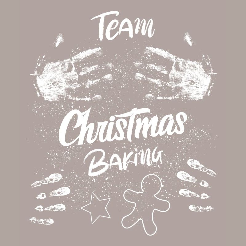 Équipe Noël cuisson biscuits de Noël cuisson