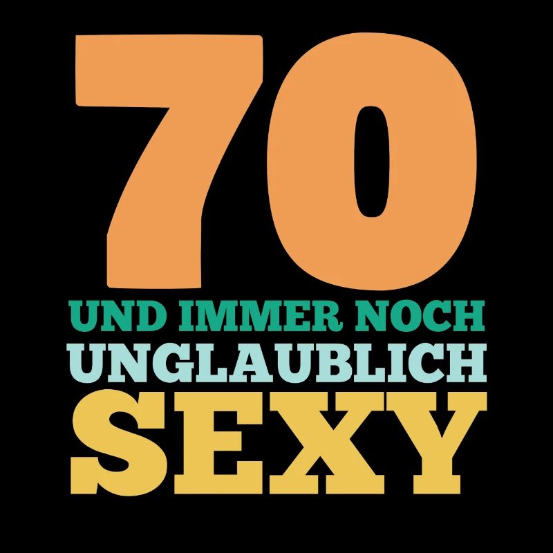 Siebzig 70 Jahre Siebzigster Geburtstag