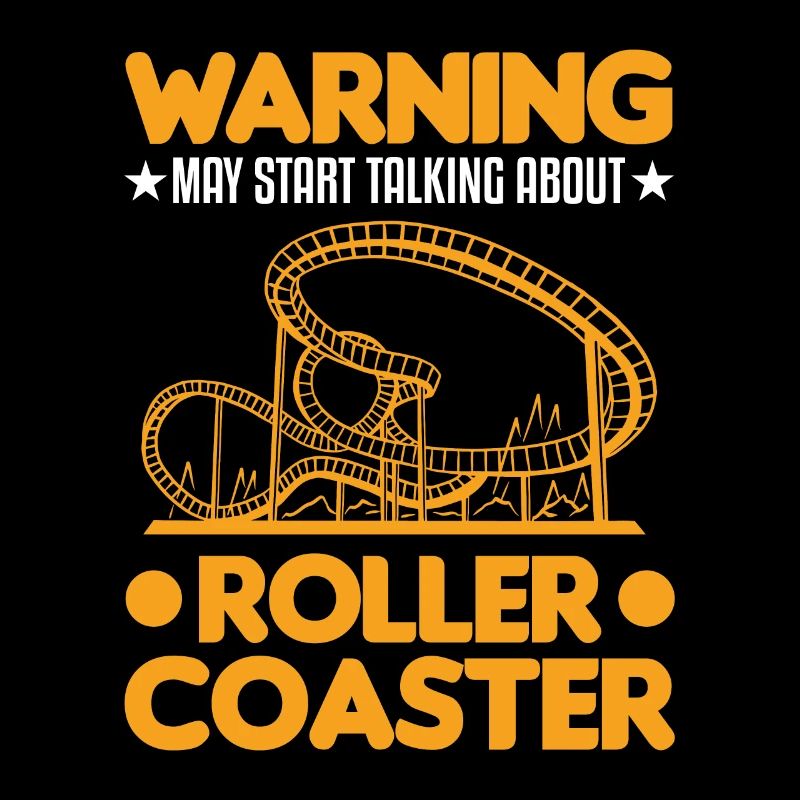 Warnung Achterbahnfahrer Achterbahn