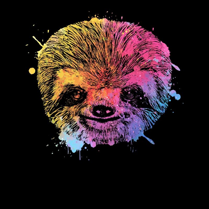 Colorful Sloth Sloth