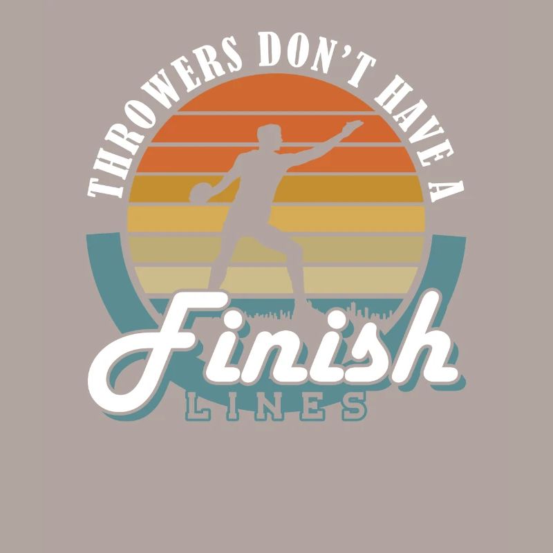 Diskus Throwers Have No Finish Lines Diskuswerfer